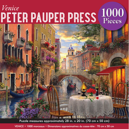 Peter Pauper Press Jigsaw Puzzle 1000 Piece - Venice 333933