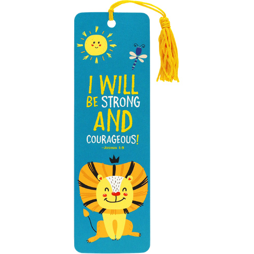 Peter Pauper Press Children's Bookmark - I Will Be Strong And Courageous, 337320