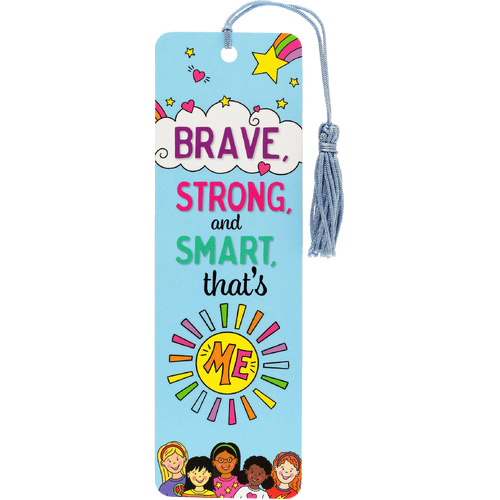 Peter Pauper Press Children's Bookmark - Brave, Strong, and Smart, That's Me, 337603