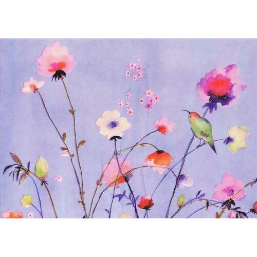 Peter Pauper Press Boxed Blank Note Cards - Lavender Wildflowers 338853