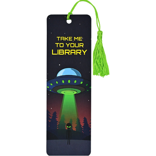 Peter Pauper Press Children's Bookmark - Take Me To Your Library, 339904