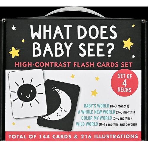 Peter Pauper Press Flash Cards - What Does Baby See, 340061