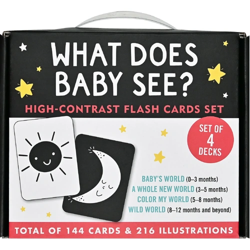 Peter Pauper Press Flash Cards - What Does Baby See, 340061