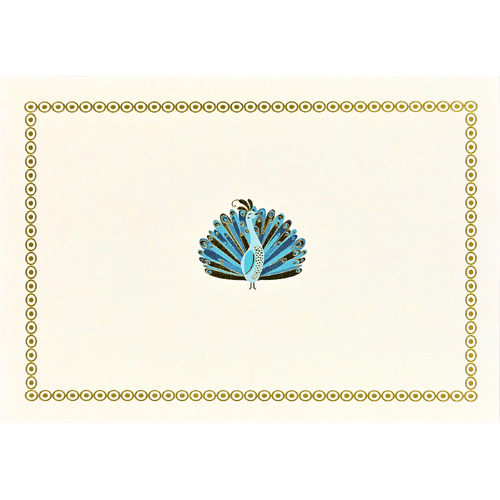 Peter Pauper Press Boxed Blank Note Cards - Peacock 341914