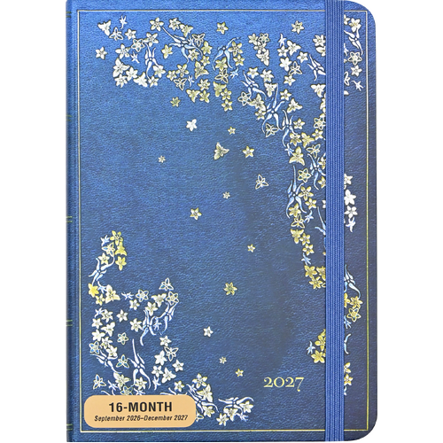 2027 16-Month Planner Peter Pauper Press Gilded Branch Compact Week to View, 347398