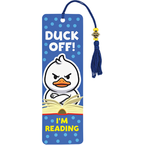 Peter Pauper Press Children's Bookmark - Duck Off, I'm Reading, 348500