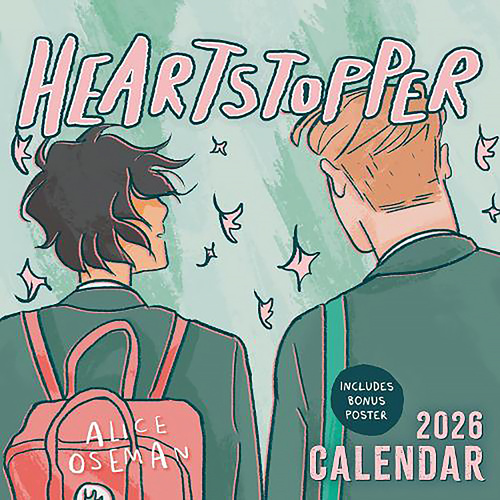 2026 Calendar Heartstopper with Poster Square Wall, Hachette