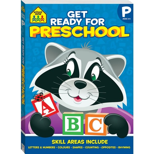 School Zone: Get Ready for Preschool, Children's Educational Book