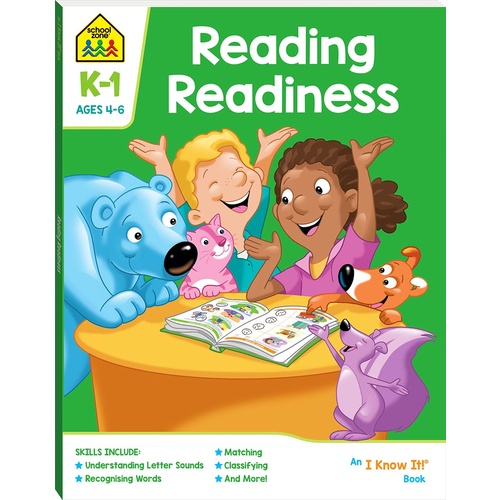 School Zone Reading Readiness: An I Know It! Workbook (Ages 4-6)