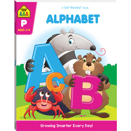 School Zone: A Get Ready! Book - Alphabet (2019 Edition), Educational Book