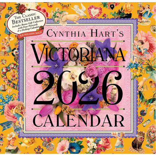 2026 Calendar Cynthia Hart's Victoriana Square Wall, Workman