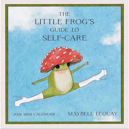 2026 Calendar The Little Frog's Guide to Self-Care Mini Wall, Workman