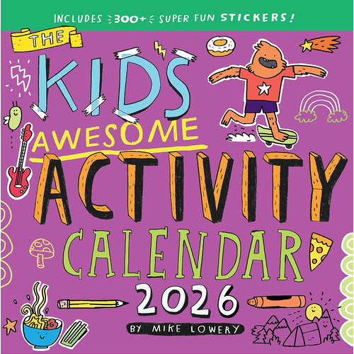 2026 Calendar Kid's Awesome Activity Square Wall, Workman
