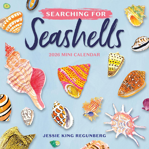 2026 Calendar Searching for Seashells Mini Wall, Workman