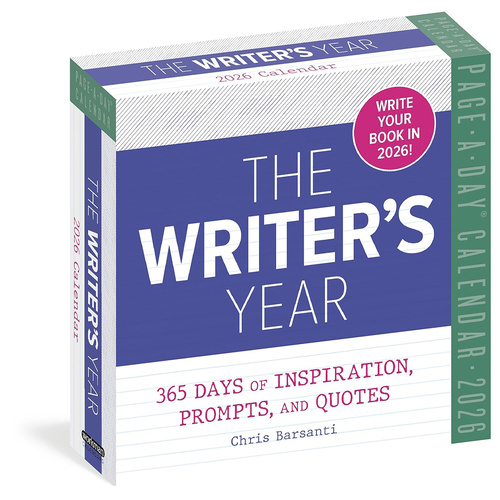 2026 Calendar The Writer's Year Page-A-Day Boxed, Workman