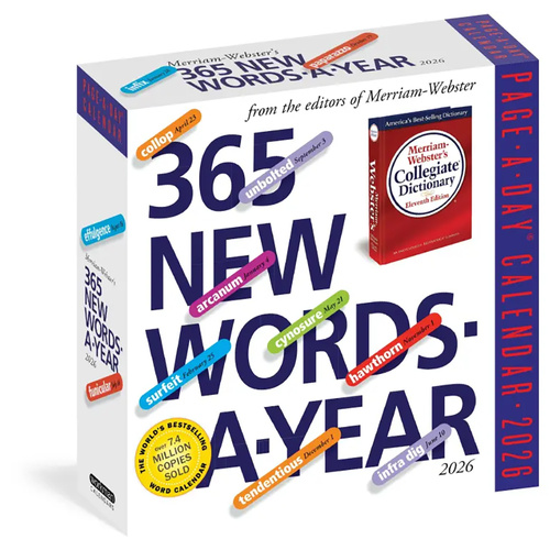 2026 Calendar 365 New Words-A-Year Page-A-Day Boxed, Workman