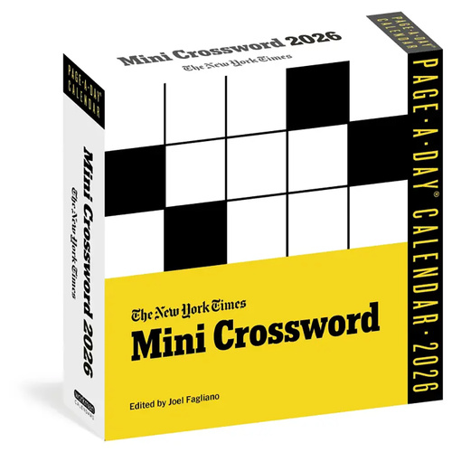 2026 Calendar The New York Times Mini Crossword Page-A-Day Boxed, Workman