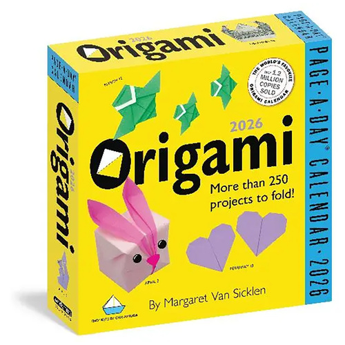 2026 Calendar Origami Page-A-Day Boxed, Workman