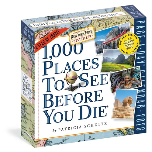2026 Calendar 1,000 Places to See Before You Die Page-A-Day Boxed, Workman