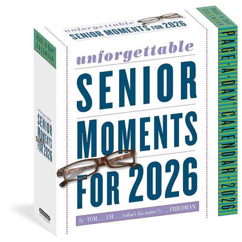 2026 Calendar Unforgettable Senior Moments Page-A-Day Boxed, Workman