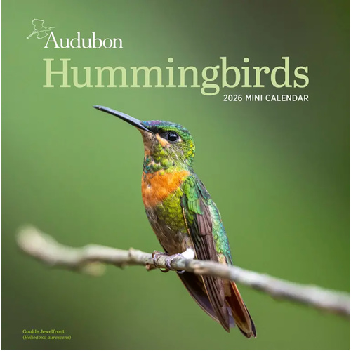 2026 Calendar Audubon Hummingbirds Mini Wall, Workman