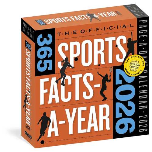 2026 Calendar The Official 365 Sports Facts-A-Year Page-A-Day Boxed, Workman