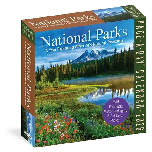 2026 Calendar National Parks Page-A-Day Boxed, Workman