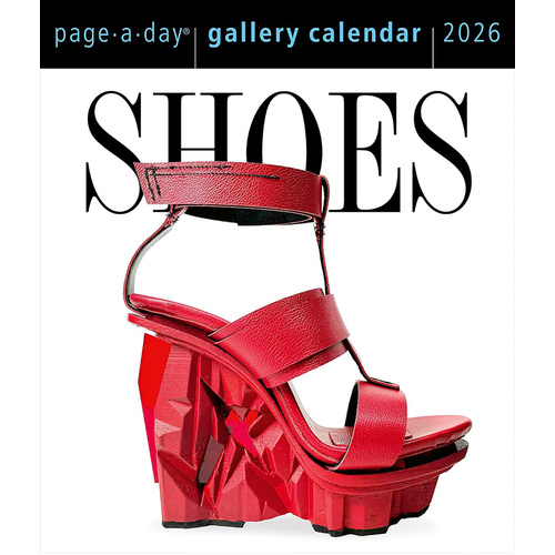 2026 Calendar Shoes Page-A-Day Gallery Boxed, Workman