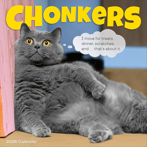 2026 Calendar Chonkers Square Wall, Workman