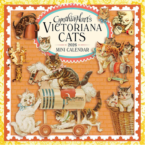 2026 Calendar Cynthia Hart's Victoriana Cats Mini Wall, Workman