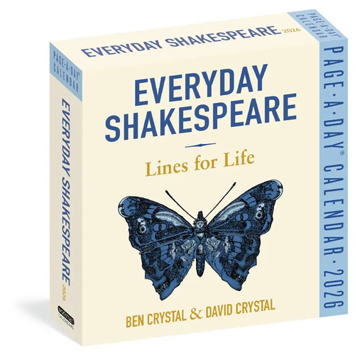 2026 Calendar Everyday Shakespeare: Lines for Life Page-A-Day Boxed, Workman