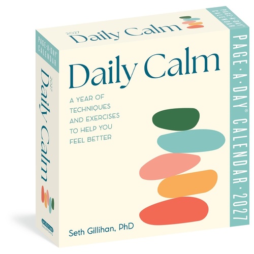 2027 Calendar Page-A-Day Daily Calm Day-to-Day Boxed, Workman