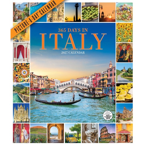 2027 Calendar Picture-A-Day 365 Days in Italy Vertical Wall, Workman