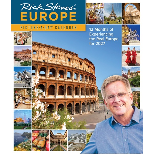 2027 Calendar Picture-A-Day Rick Steves' Europe Vertical Wall, Workman