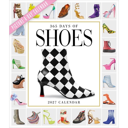 2027 Calendar Picture-A-Day 365 Days of Shoes Vertical Wall, Workman