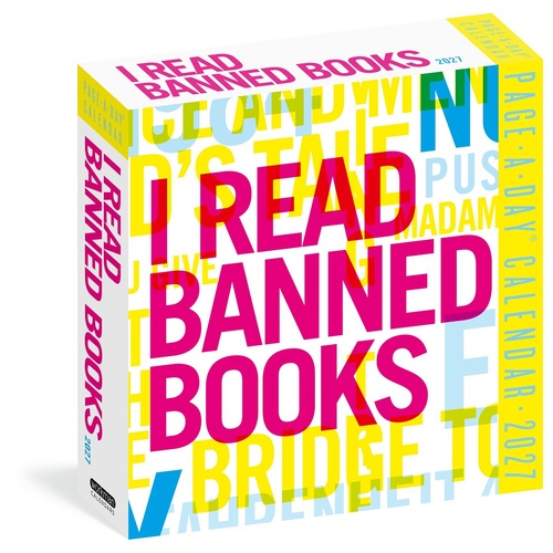 2027 Calendar Page-A-Day I Read Banned Books Day-to-Day Boxed, Workman