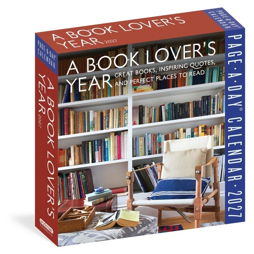 2027 Calendar Page-A-Day A Book Lover's Year Day-to-Day Boxed, Workman