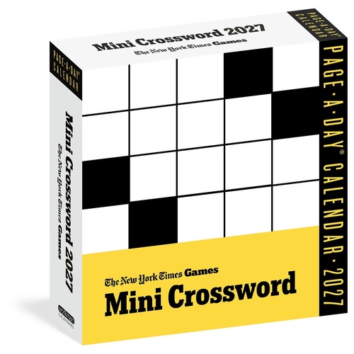 2027 Calendar Page-A-Day The New York Times Games Mini Crossword Day-to-Day Boxed, Workman