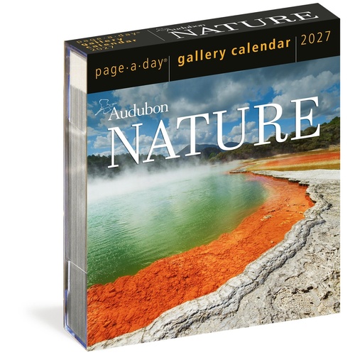 2027 Calendar Page-A-Day Gallery Audubon Nature Day-to-Day Boxed, Workman