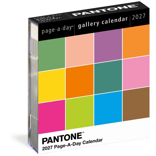 2027 Calendar Page-A-Day Gallery Pantone Day-to-Day Boxed, Workman