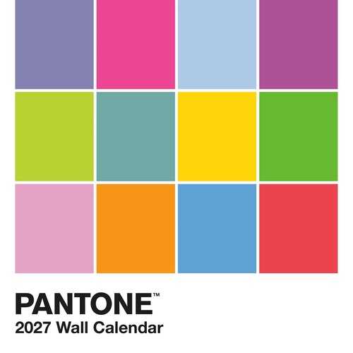 2027 Calendar Pantone Square Wall, Workman