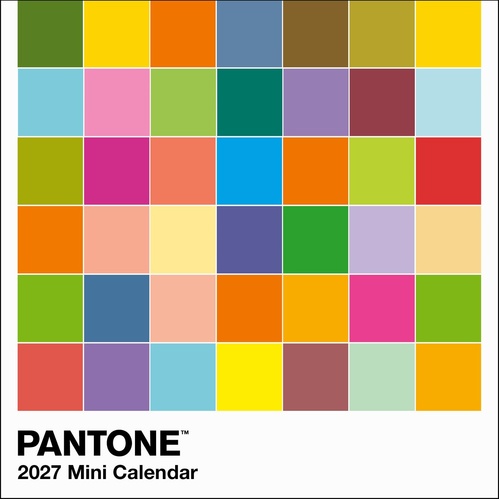 2027 Calendar Pantone Mini Wall, Workman