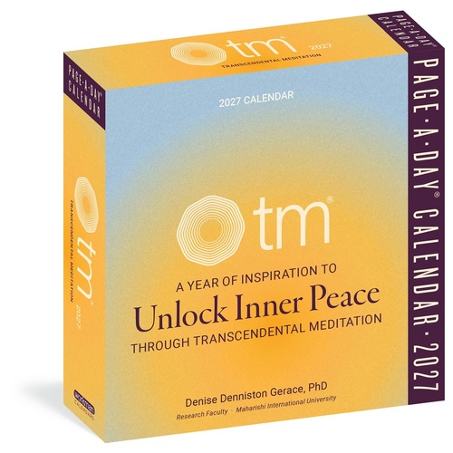 2027 Calendar Page-A-Day TM (Transcendental Meditation) Day-to-Day Boxed, Workman