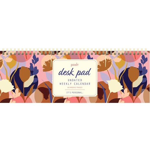 Undated Diary Posh: Weekly Desk Pad by Andrews McMeel AM54768