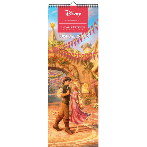 2024 Calendar Disney Dreams Coll. by Thomas Kinkade Slim Wall Andrews McMeel