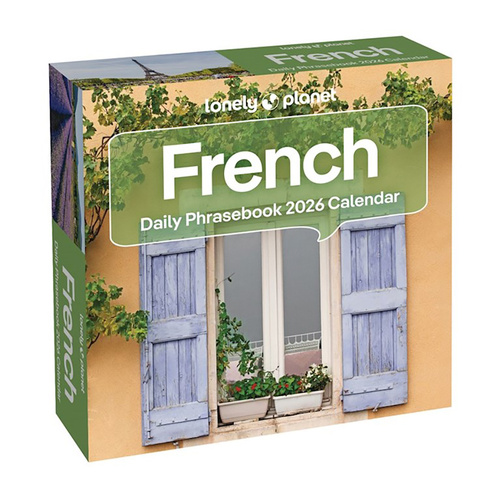 2026 Calendar Lonely Planet: French Daily Phrasebook Day-to-Day Boxed, Andrews McMeel AM96553