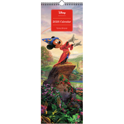 2026 Calendar Thomas Kinkade Studios Disney Dreams Collection Slim Wall, Andrews McMeel AM96775