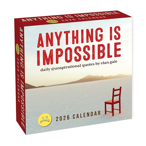 2026 Calendar Unspirational: Anything Is Impossible Day-to-Day Boxed, Andrews McMeel AM97741