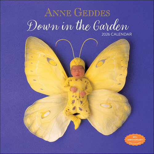 2026 Calendar Anne Geddes Down in the Garden Square Wall, Andrews McMeel AM97963