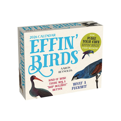 2026 Calendar Effin' Birds Day-to-Day Boxed, Andrews McMeel AM98007